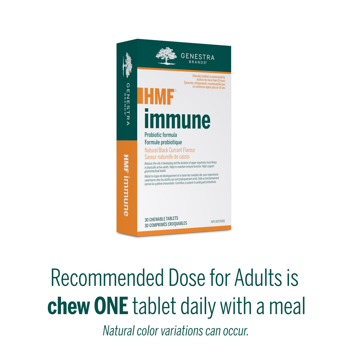 Genestra Brands HMF Immune Black Currant Chewable Tablets - 30 Count - image 5