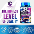 Nature's Peak Quercetin Supplement - Extra Strength Antioxidant