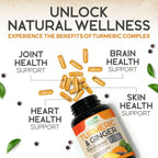 Health Nutrition Naturals Turmeric Curcumin Supplement - 95%