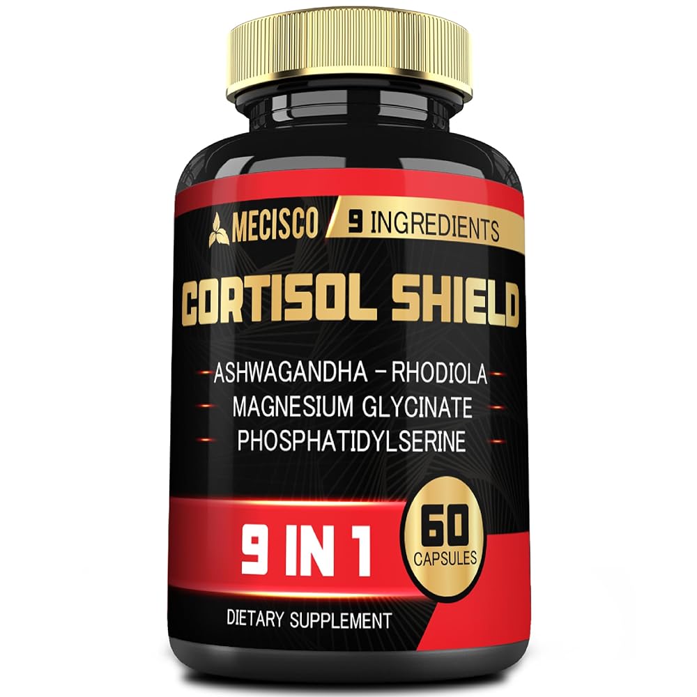 Mecisco 9in1 Cortisol Shield Ashwagandha & Magnesium - 60 Capsules