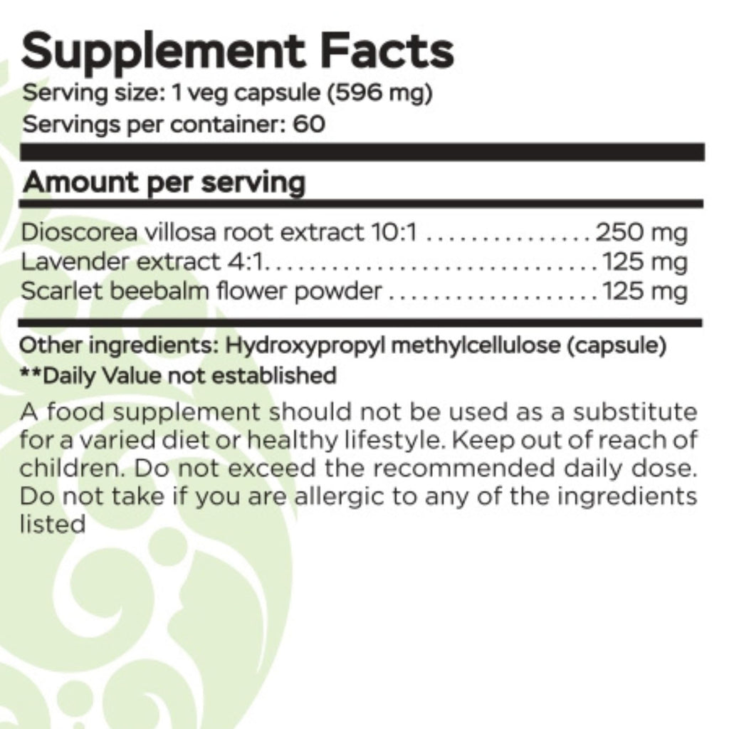 RaDoTech Wild Yam Root Menopause Support - 60 Vegetarian Capsules - image 5
