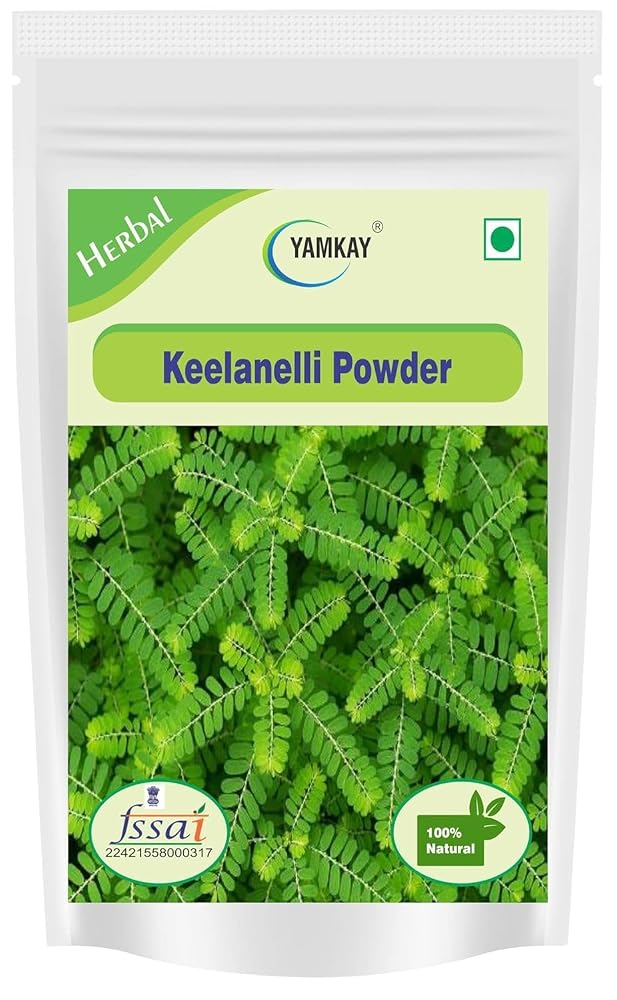 YAMKAY Keelanelli Powder Organic 100% Phyllanthus Niruri - 1500 GM