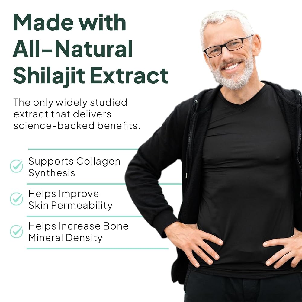 Organics Ocean One-Per-Day Shilajit for Men and Women - Natural