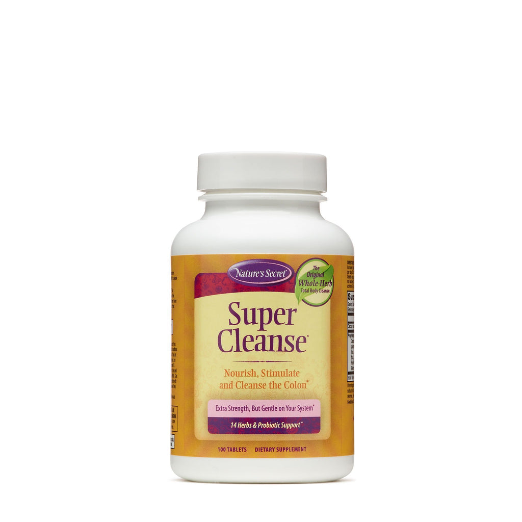 Nature's Secret Super Cleanse Herbal Blend - 100 Tablets