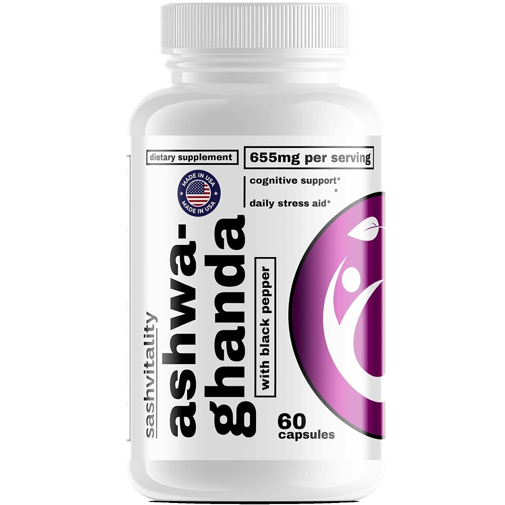 SASH Vitality Ashwagandha High Strength - 60 Vegetarian Capsules
