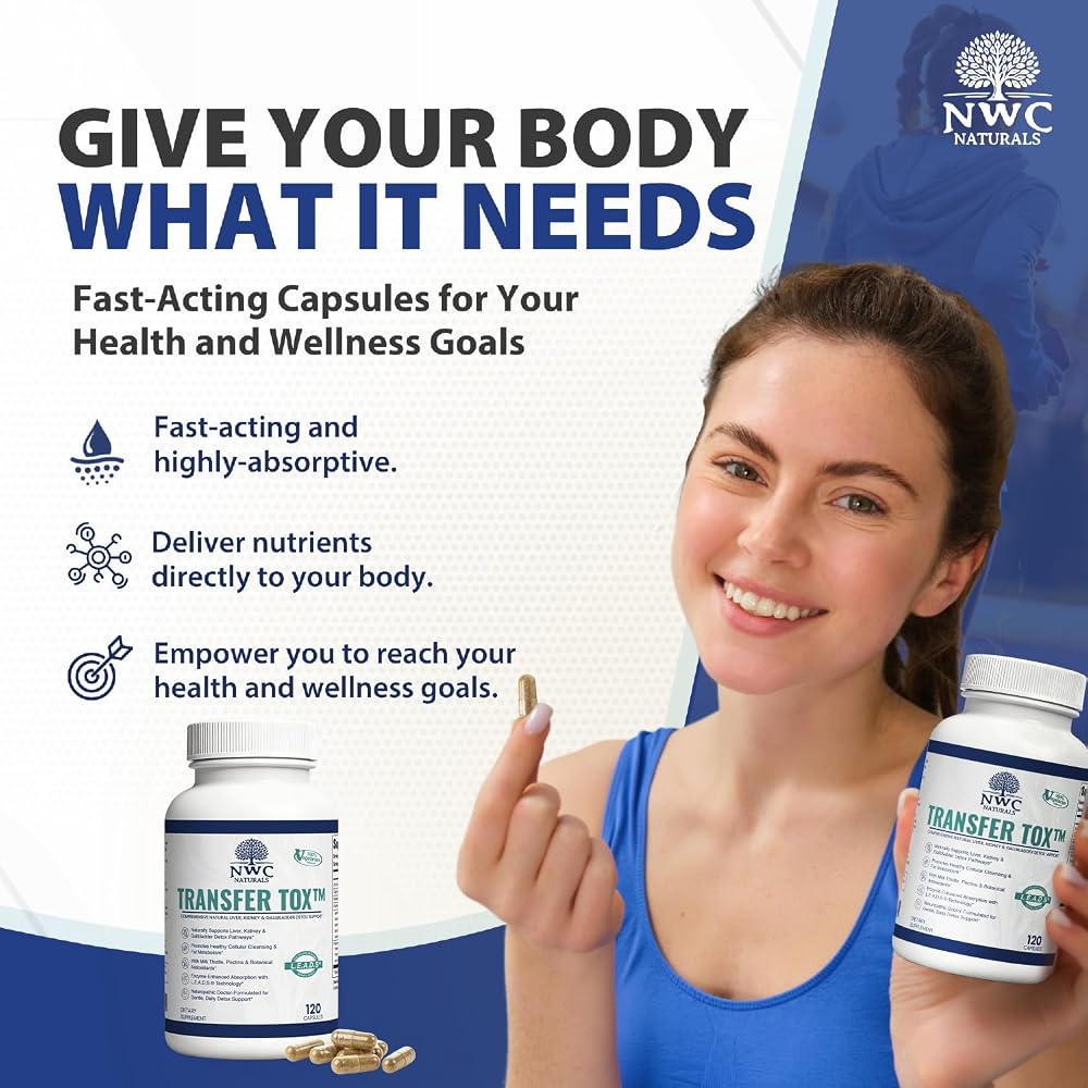 NWC Naturals Transfer-Tox Milk Thistle Herbal Blend - 90 Vegetarian Capsules - image 6