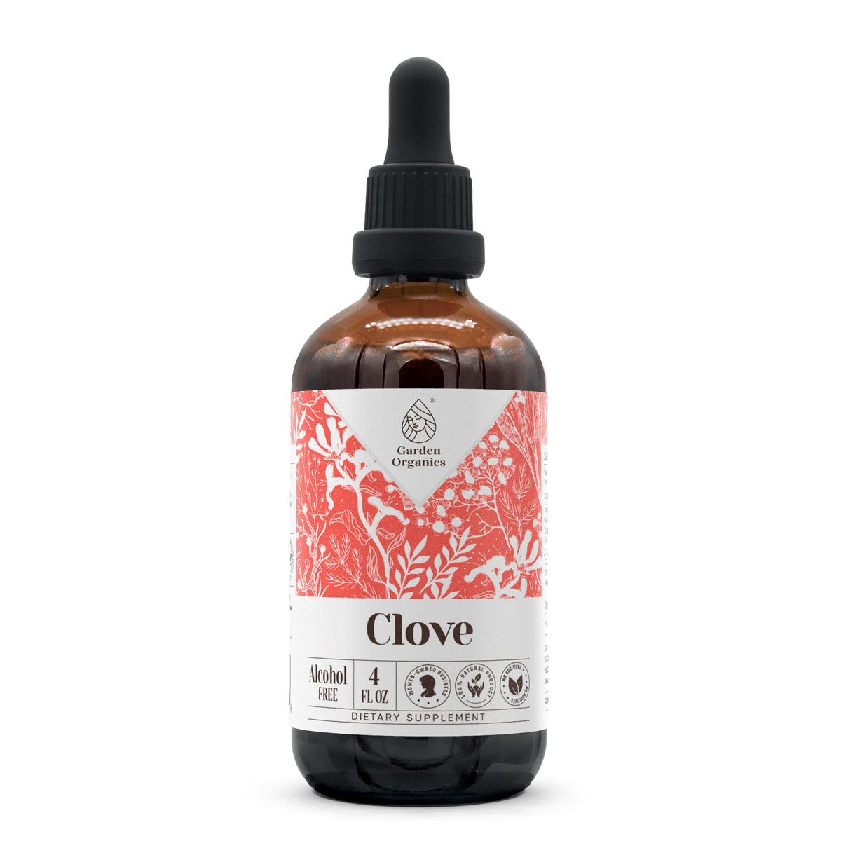 Garden Organics Clove Alcohol-Free Natural Tincture Extract