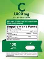 Nature's Truth Vitamin C 1000 mg with Rose Hips - 100 Caplets - image 2
