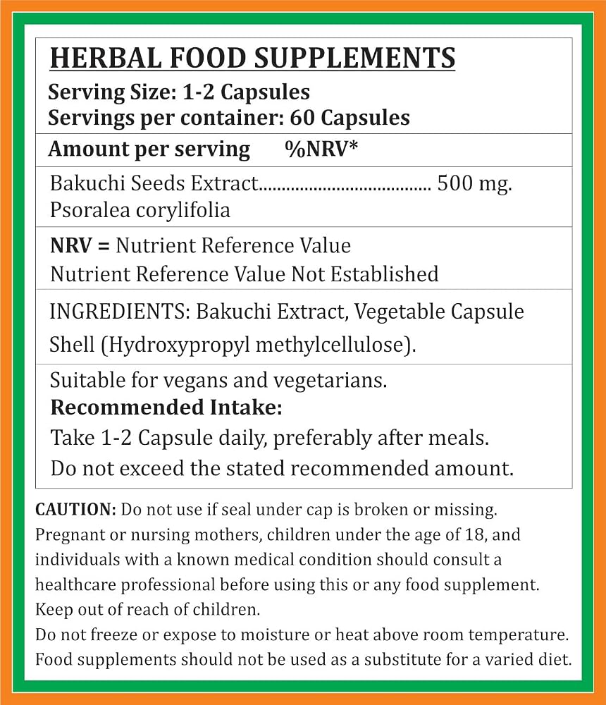 Satya Naturals Bakuchi Forte 500 mg - 60 Vegetarian Capsules - image 4