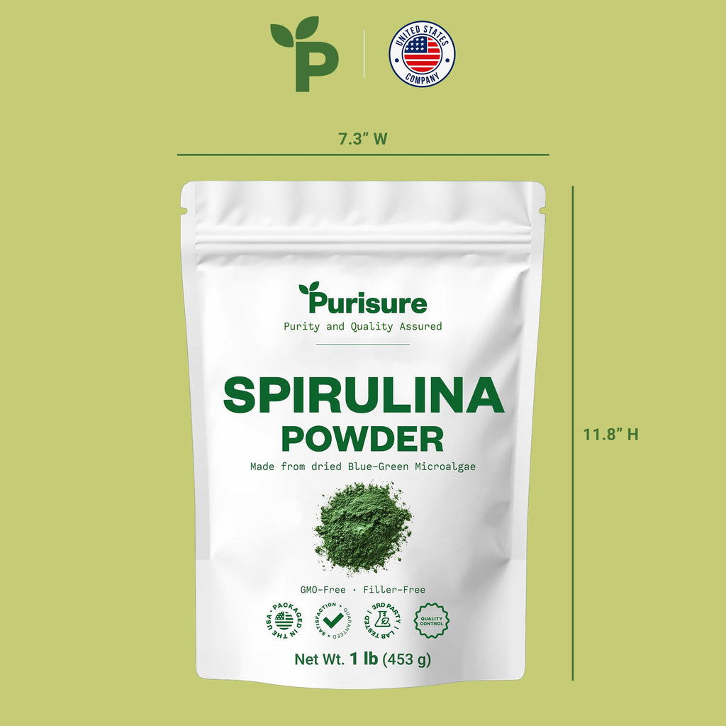 Purisure Spirulina Powder - 453g - image 7