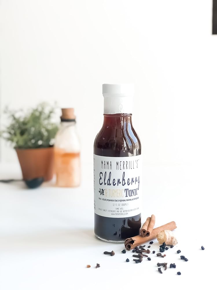 Mama Merrill's Elderberry and Turmeric Tonic - 12 Fl Oz - image 5