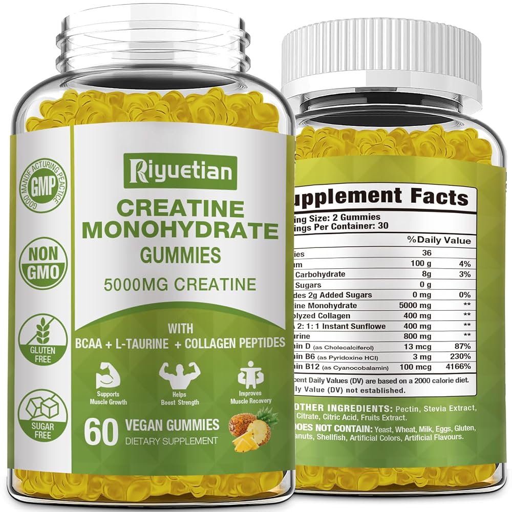 Riyuetian Creatine Monohydrate Gummies