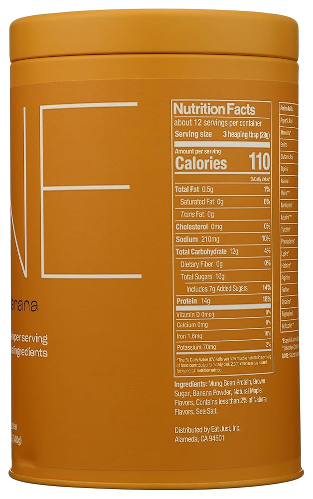 Eat Just Protein Powder Maple Banana Plant-Based - 12 oz - image 4