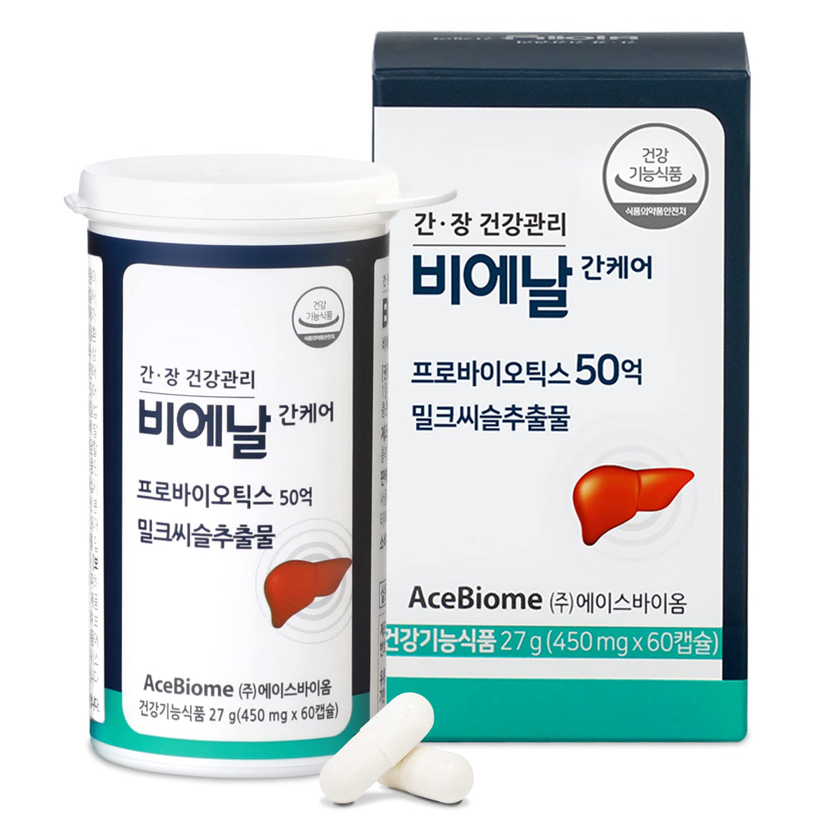 AceBiome BNR Liver Care Milk Thistle Probiotics - 60 Capsules