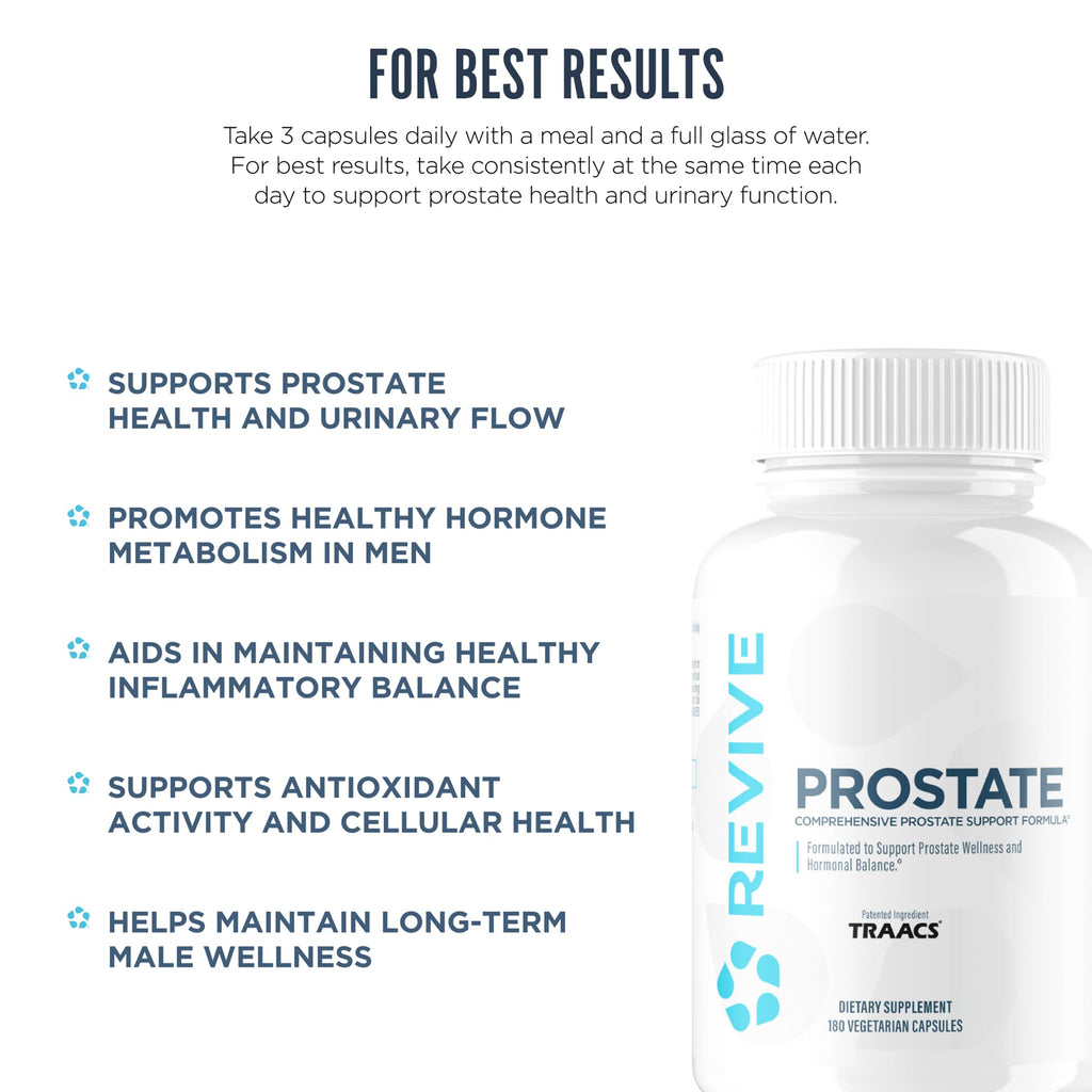 Revive Prostate Supplements for Men with Saw Palmetto - 120 Capsules - image 5