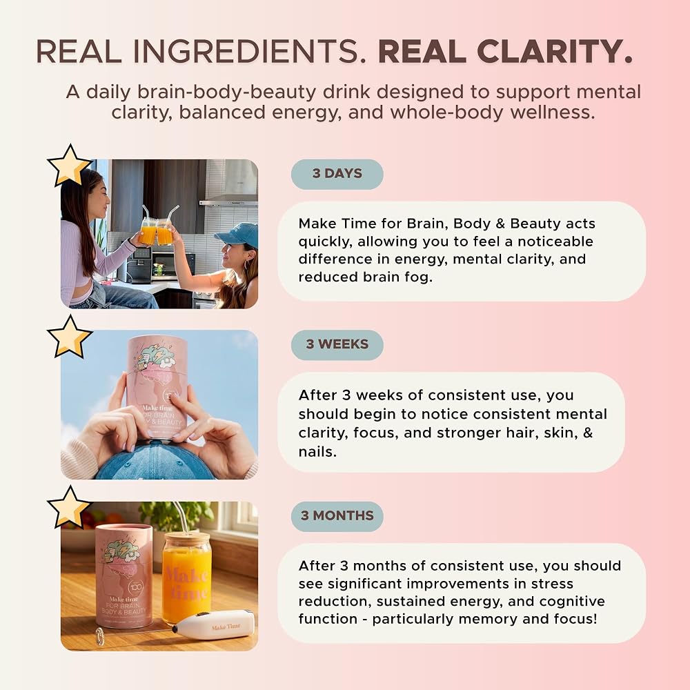 MAKE TIME Brain Health Powder for Women - 30 Servings - image 5