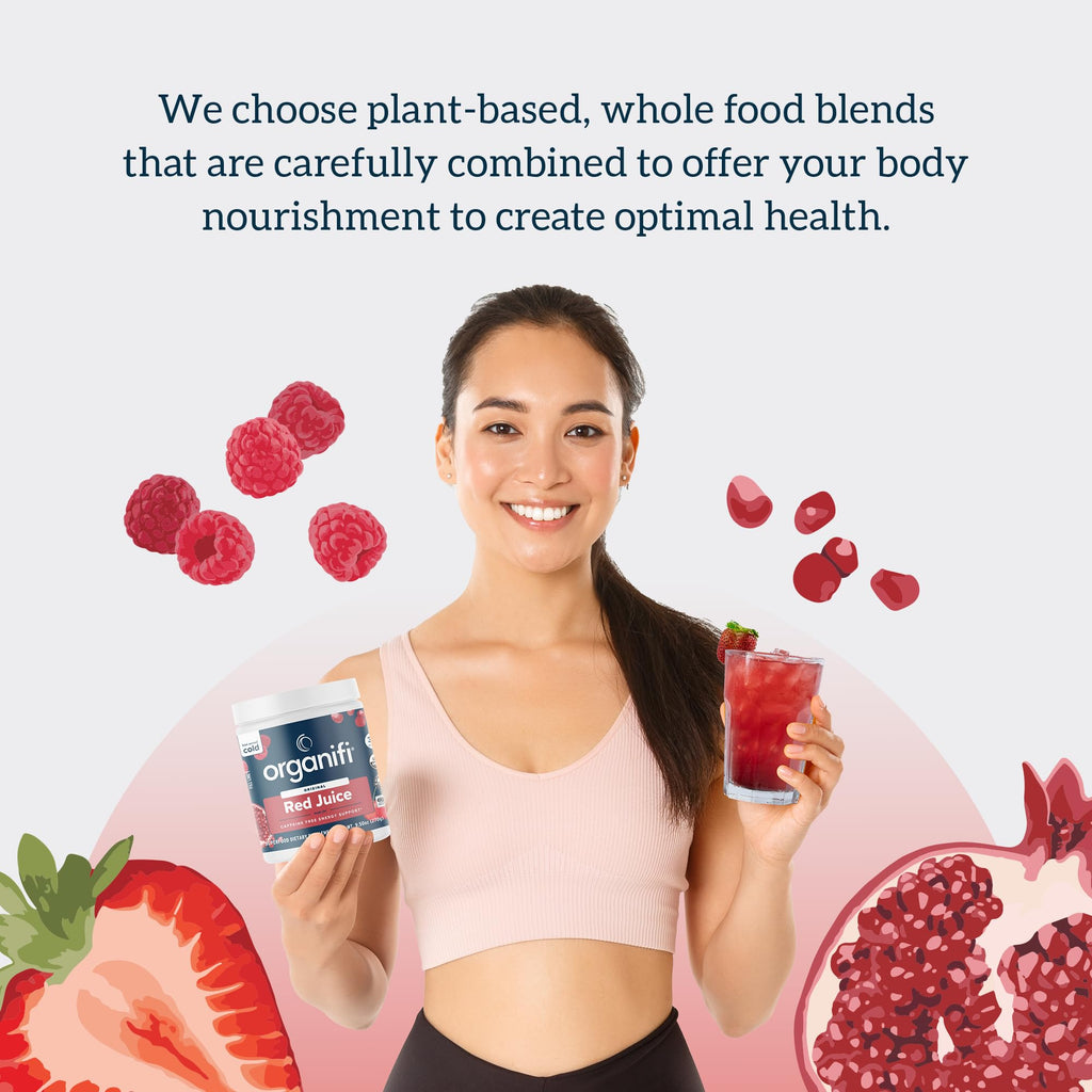 Organifi Red Juice - Energy Powder Reduces Afternoon Crashes