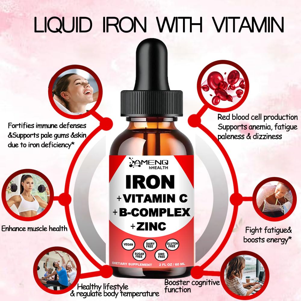 AMENQ hHEALTH Iron Supplement Liquid Drops
