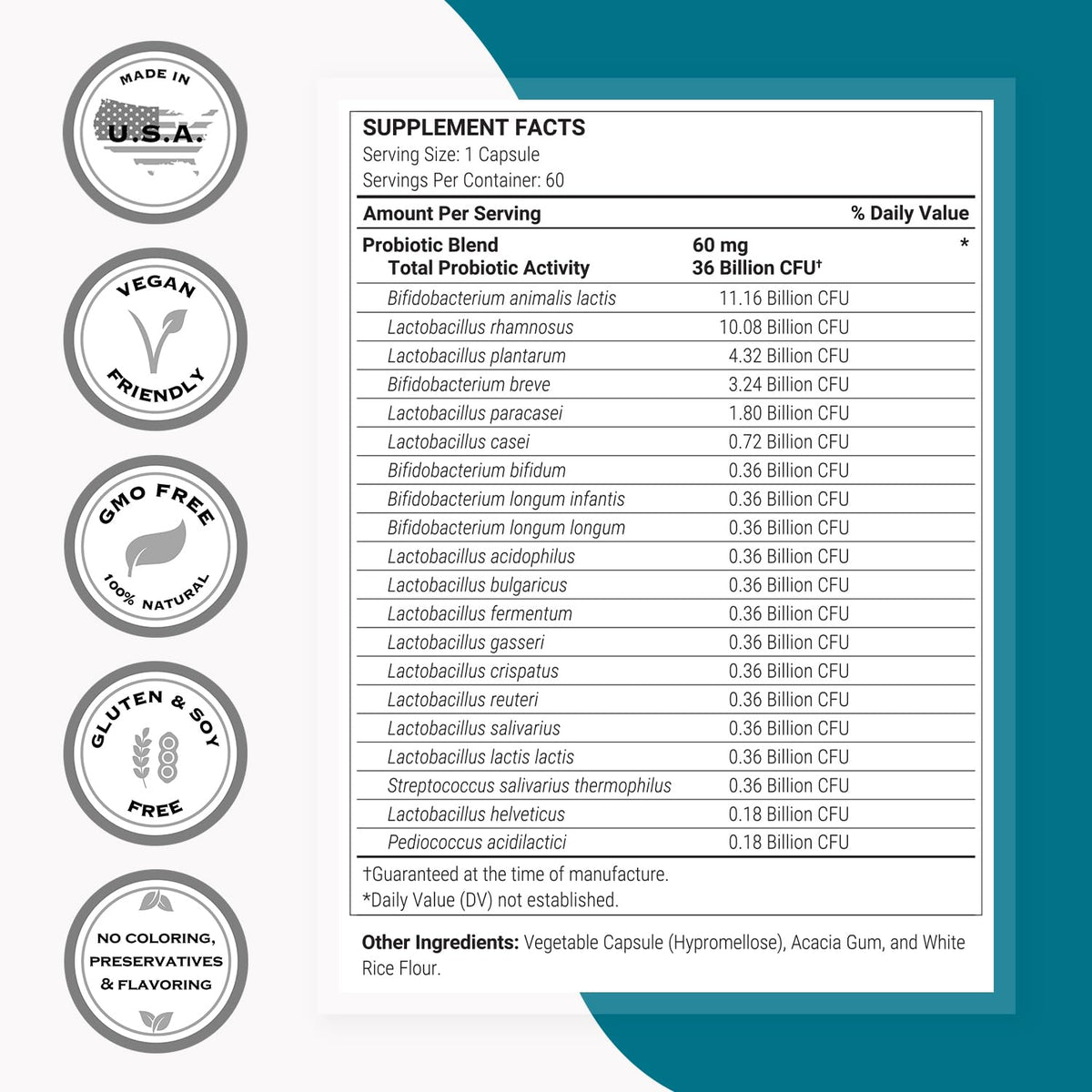 Supersmart Full Spectrum Probiotic Formula 36 Billion CFU - image 4