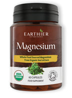Earthier Organic Magnesium Whole Food - 60 Vegetarian Capsules