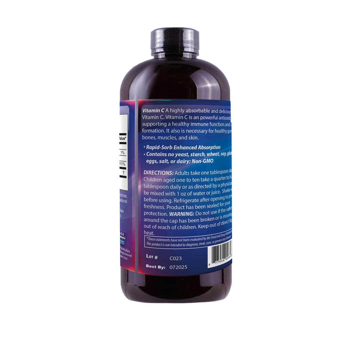 Drs Advantage Vitamin C + Bioflavonoids Liquid - 16 Fl Oz - image 5