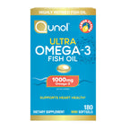 Qunol Ultra Omega-3 Fish Oil Mini Softgels 1000mg - 180 Count