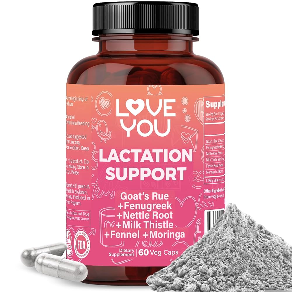 Love You Lactation Support Herbal Milk Booster - 60 Capsules