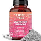 Love You Lactation Support Herbal Milk Booster - 60 Capsules