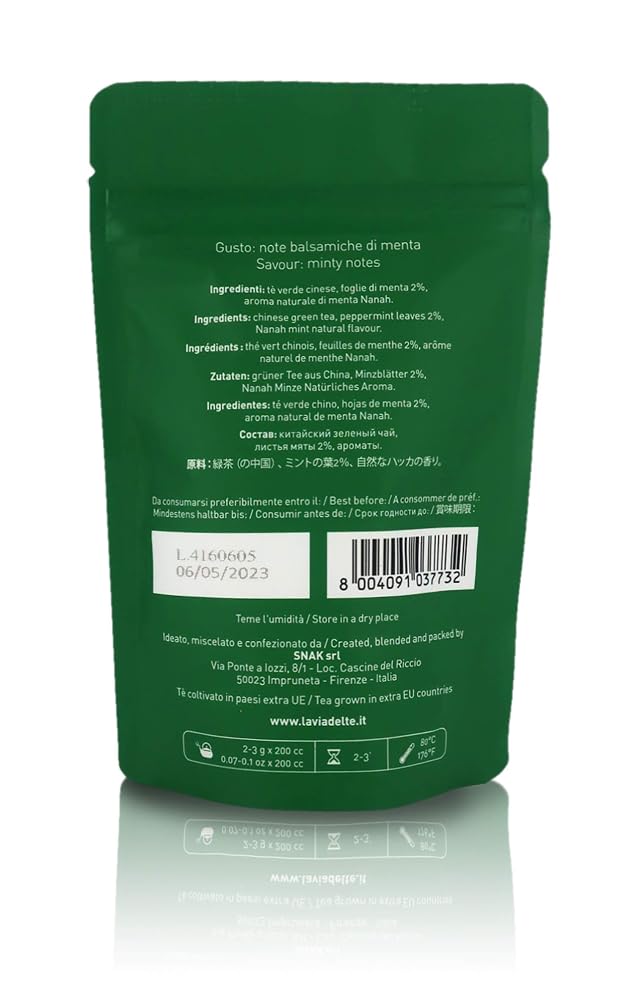La Via del Te Marrakech Mint Tea Loose-Leaf Green Tea - 2 x 50g - image 4