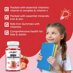 CFILIHTC Iron Gummies with B Complex & Vitamin C - 60 Gummies - image 4