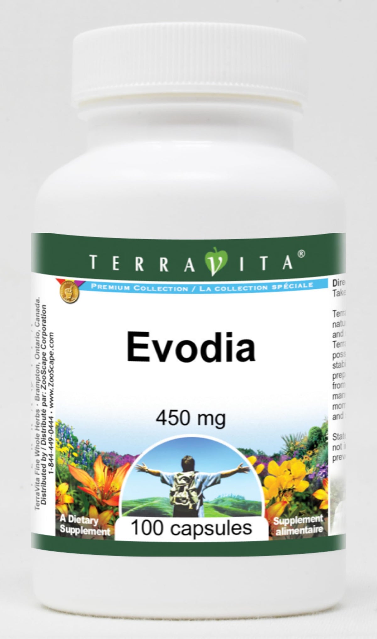 Terravita Evodia 450 mg - 100 Capsules