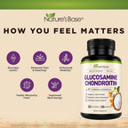 Nature's Base Glucosamine Chondroitin MSM Joint Support - 90 Capsules - image 4