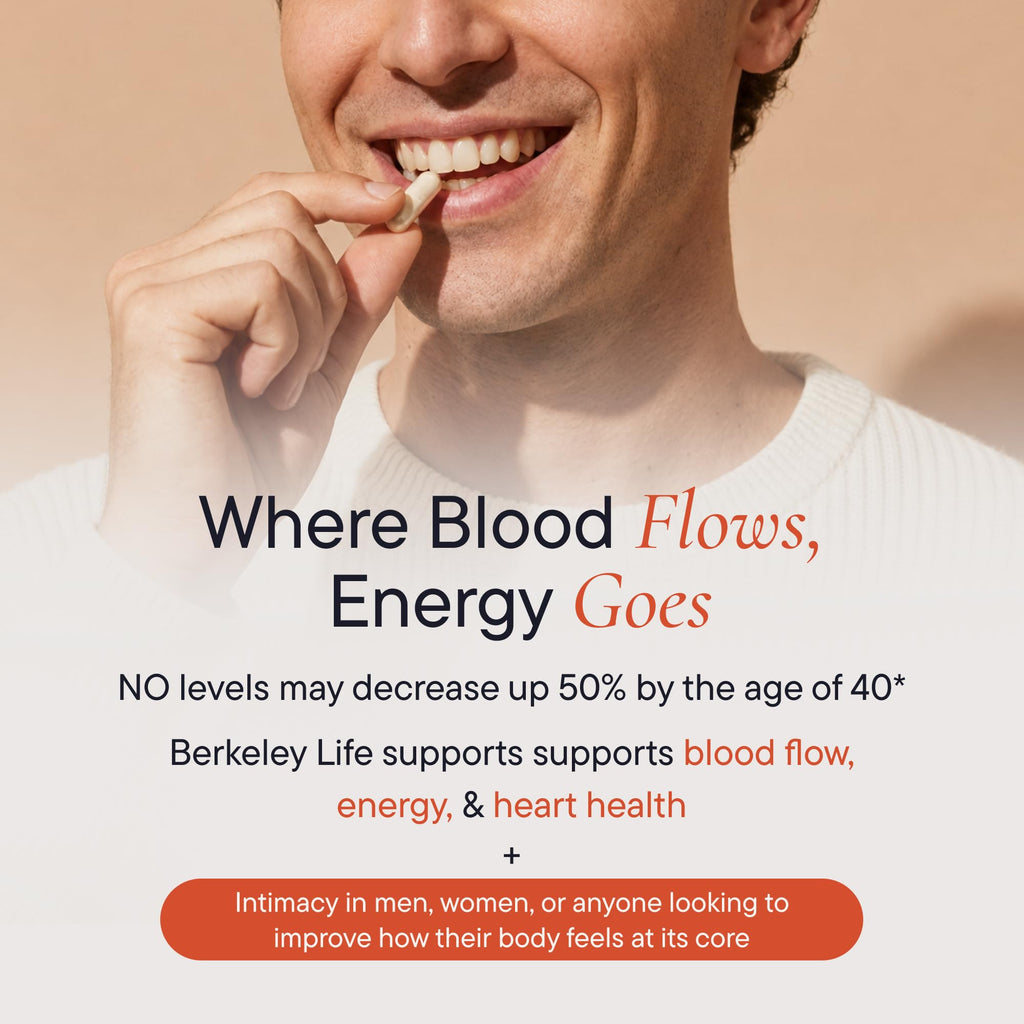 Berkeley Life Nitric Oxide Support Supplement - 60 Capsules - image 2