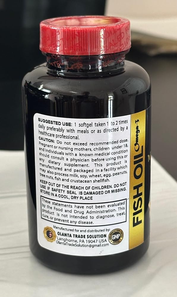 OLANTA TRADE SOLUTION Fish Oil Omega 3 Capsules - 120 Capsules - image 3