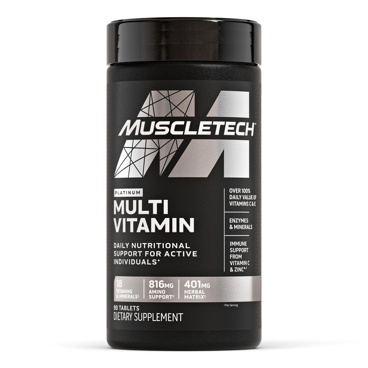 MuscleTech Platinum Multivitamin - 90 Tablets