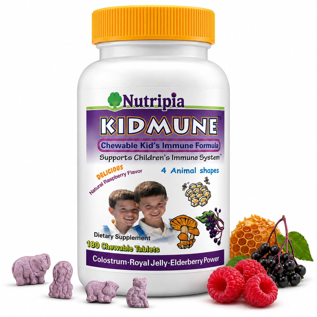 Nutripia Kidmune Kids Immune Support Chewable Tablets - 180 Count