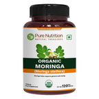 Pure Nutrition Organic Moringa 1200mg - 120 Vegetarian Tablets