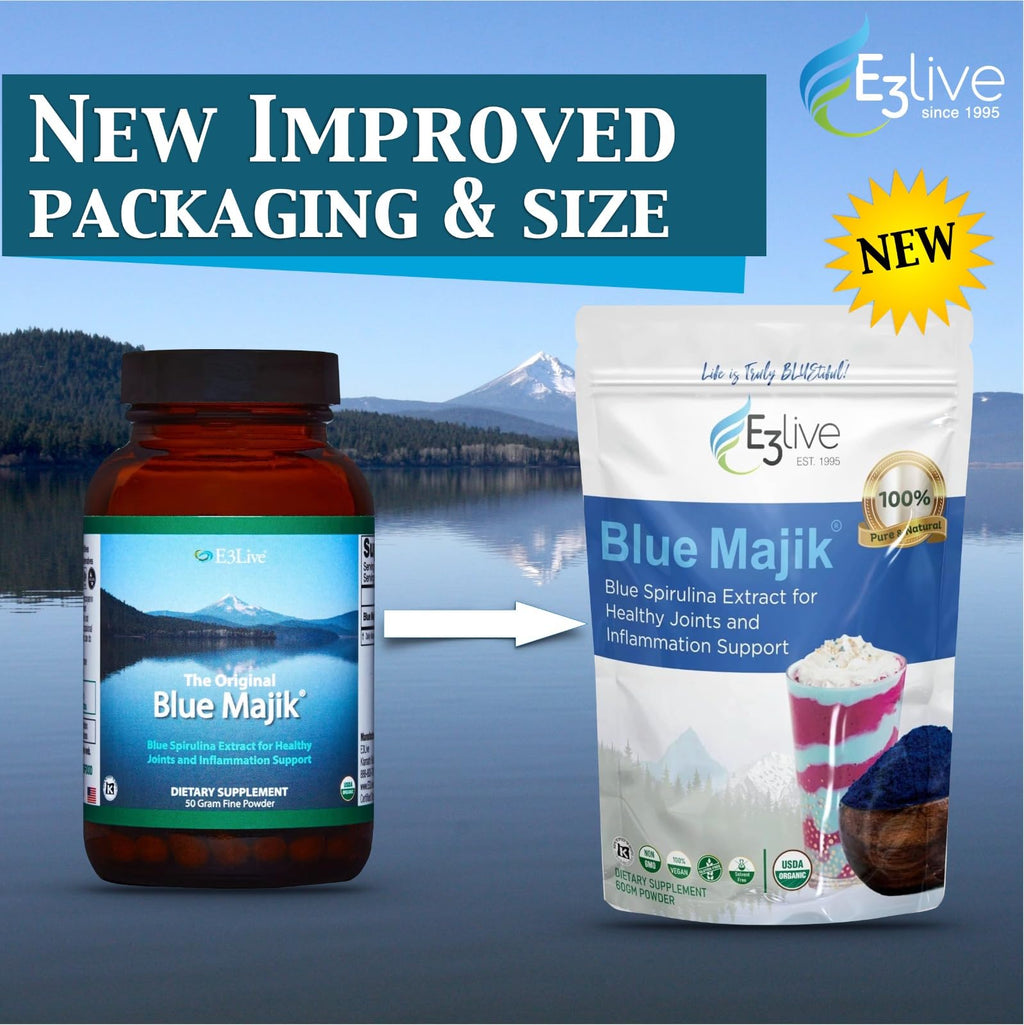 E3LIVE Blue Majik Spirulina Powder 30% Phycocyanin - 50g - image 2