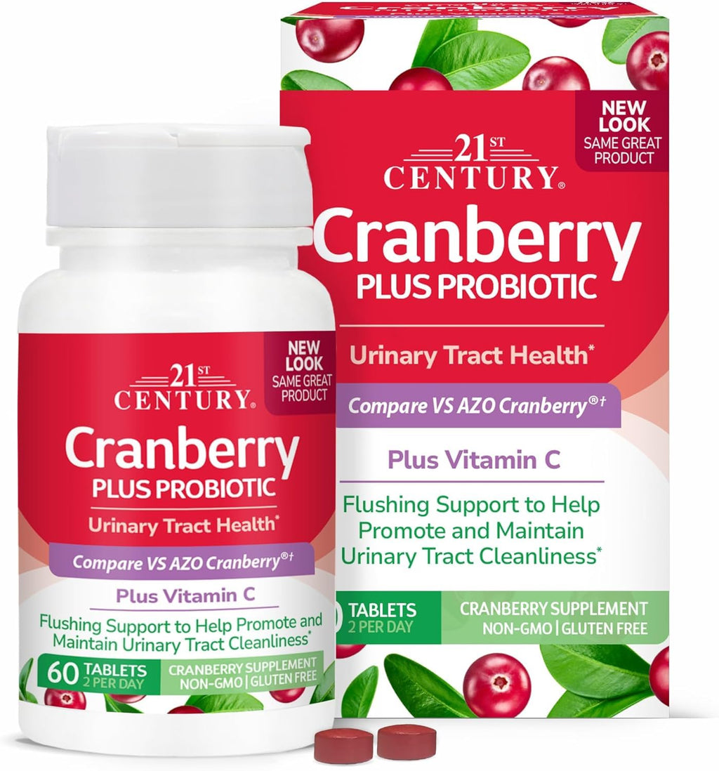 Xllent 21st Century Cranberry Plus Probiotic - 120 Tablets