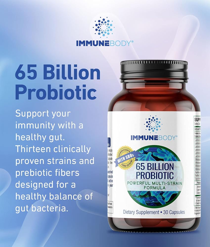 ImmuneBody Ultimate Digestive Health Probiotic 65B CFU - 30 Capsules - image 4