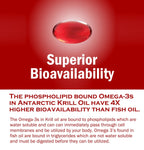 USANUTRA Antarctic Krill Oil Softgels 1000mg - 60 Softgels - image 6