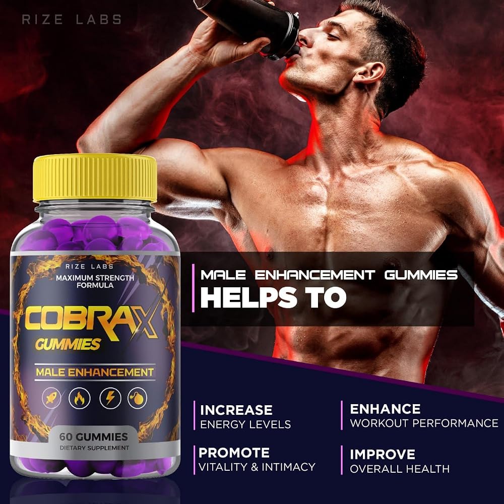 Rize Labs CobraX Gummies for Men Energy & Stamina - 60 Gummies - image 2