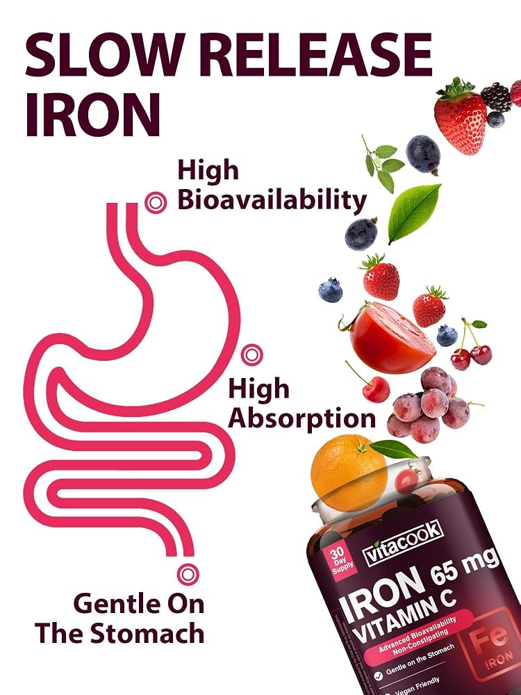Vitacook Iron Supplement 65mg with 25mg VC