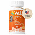 VAL Happy Kids Iron Supplements Chewable Tablets - 60 Count
