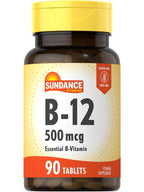 Sundance Vitamin B-12 500mcg - 90 Vegetarian Tablets