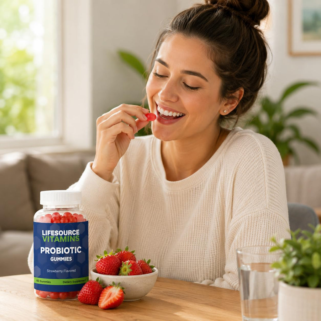 LifeSource Vitamins Organic Probiotic Gummies - 60 Gummies - image 3