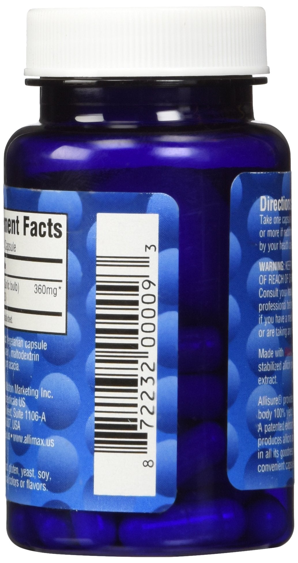 ALLIMAX AlliUltra 360mg Stabilized Allicin Garlic Supplement - 30 Capsules - image 3