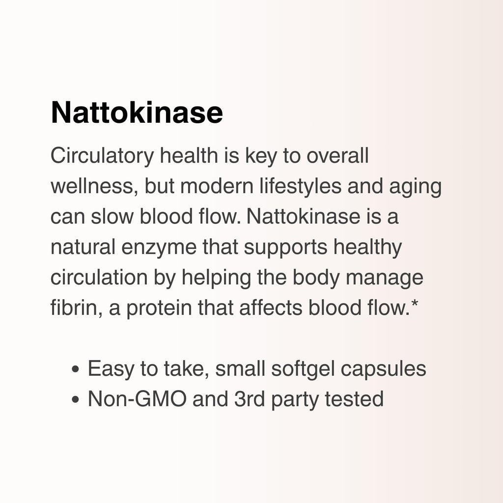 Utzy Naturals Nattokinase 2000 FU - 60 Softgels - image 4