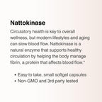 Utzy Naturals Nattokinase 2000 FU - 60 Softgels - image 4