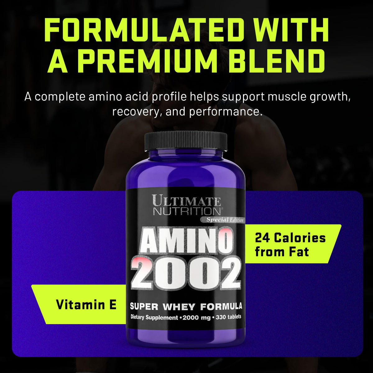 Ultimate Nutrition Amino 2002 Super Whey Formula, Amino Acid Tablets